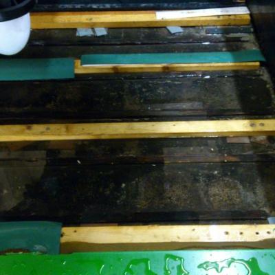 Kegelstand im Maschinenraum